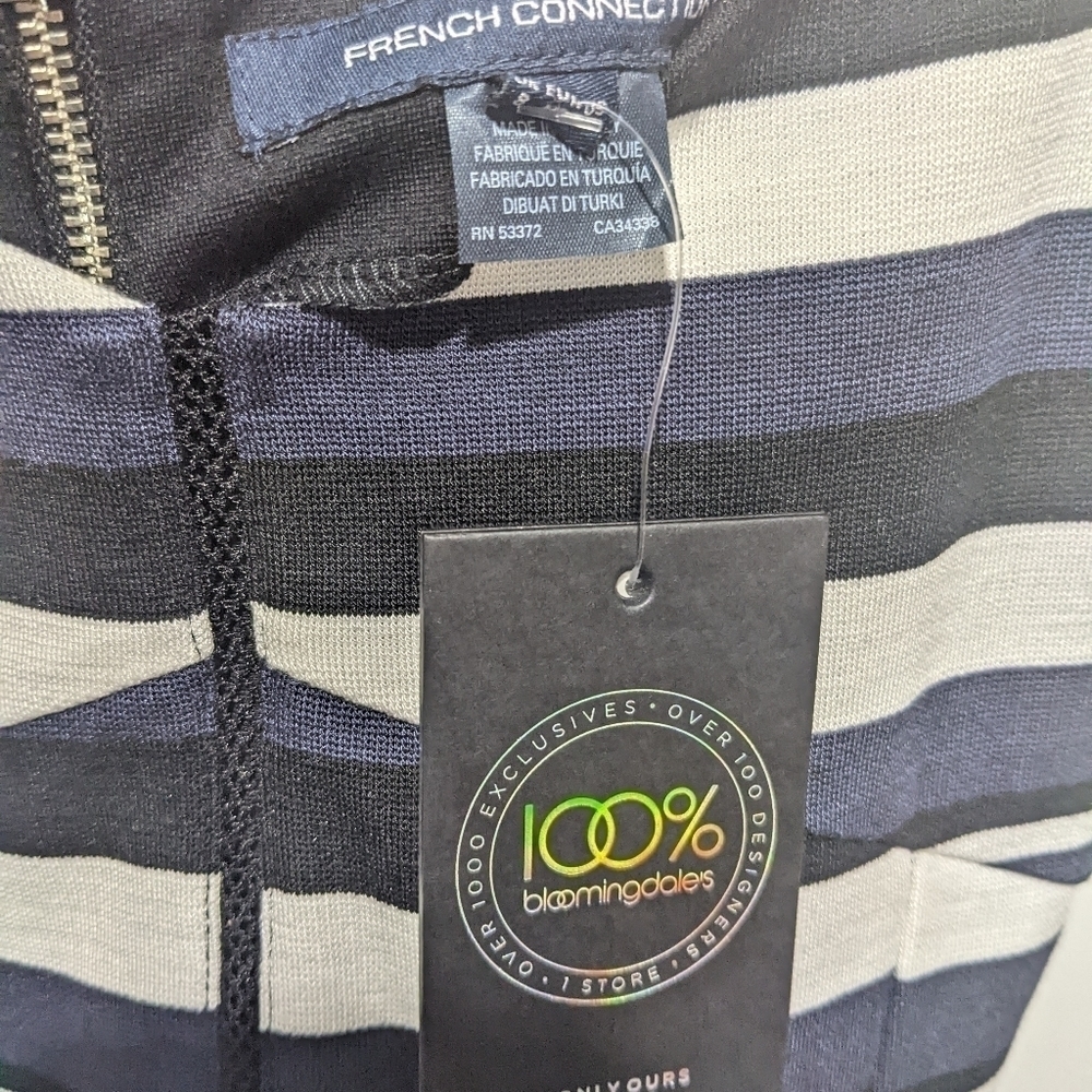 Nwt French Connection | Striped Mini Dress - Picture 10 of 11